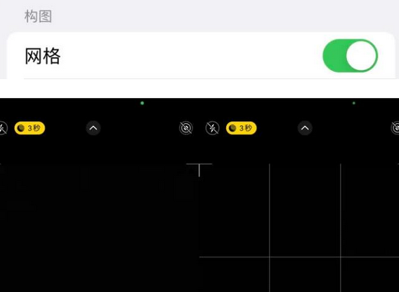 尉犁苹果手机维修网点分享iPhone如何开启九宫格构图功能