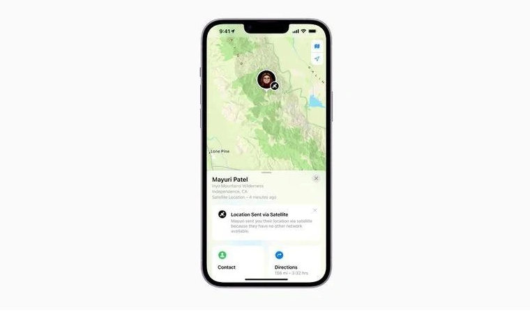 尉犁苹果14维修分享iPhone14系列中 FindMy功能通过卫星分享位置方法教程 