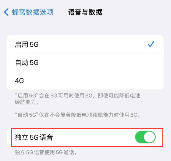 尉犁苹果14维修分享iPhone 14 Pro如何开启VoNR 