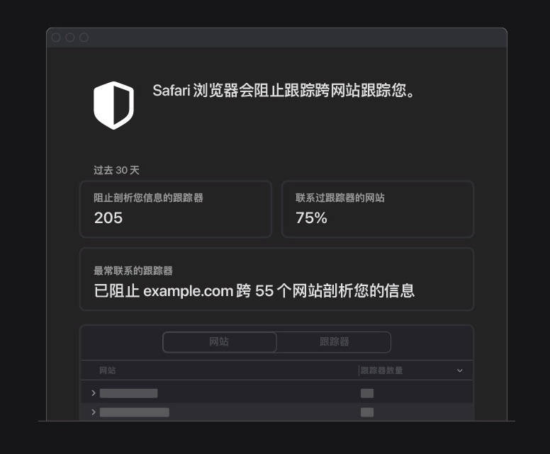 尉犁苹果手机维修分享如何在 Safari 浏览器中查看和打开隐私报告 