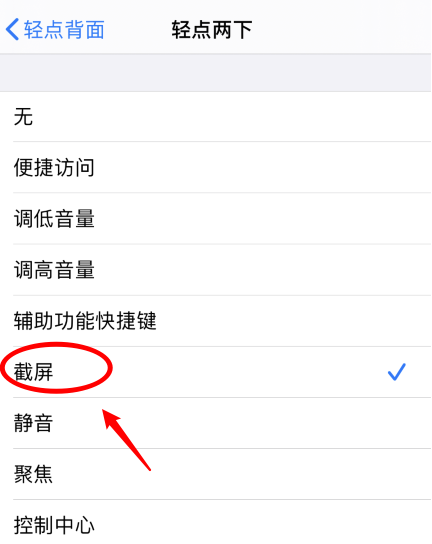 尉犁苹果手机维修分享iPhone12如何启用双击截屏 